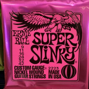 Ernie Ball Super Slinky Electric Nickle Wound Guitar Strings