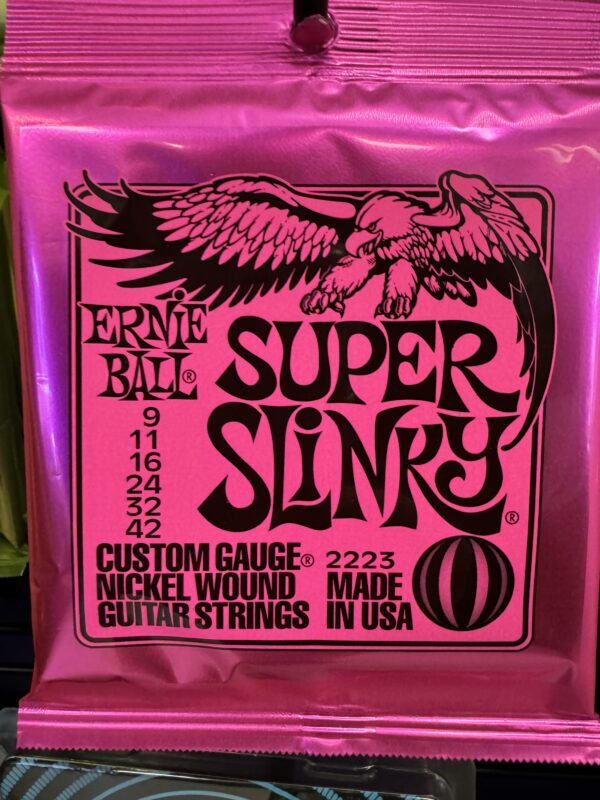 Ernie Ball Super Slinky Electric Nickle Wound Guitar Strings