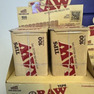 RAW tips tin box